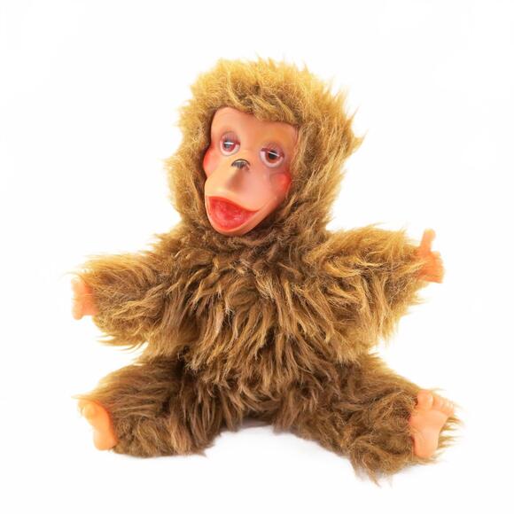 Vintage Rubber Face Monkey Toy Puppet In Vintage Stuffed Animals 9